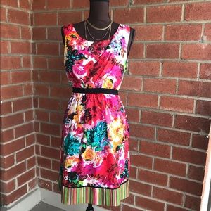 New York & Company Floral Dress Size Small